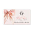 Coquette rose pâle Bow Élégant Événements Concepti