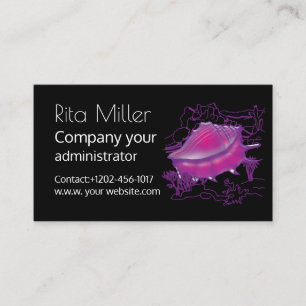 Carte De Visite Coquillage