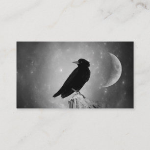 Carte De Visite Corbeau mystique, céleste