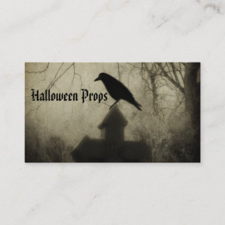 Carte De Visite Corbeau sombre