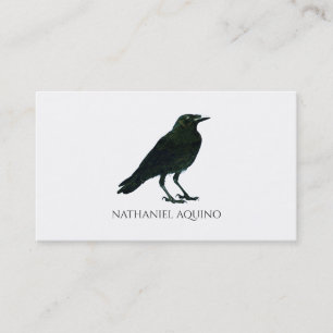 Carte De Visite Corneille noire