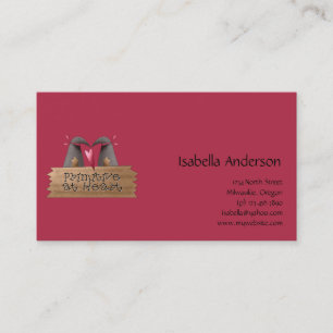 Carte De Visite Corneilles de Cali · Primitif au coeur