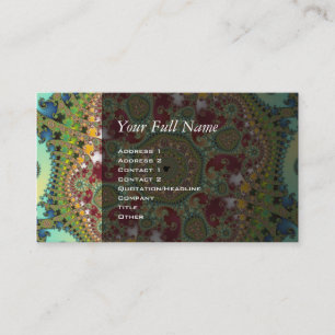 Carte De Visite Coronel - Fractal