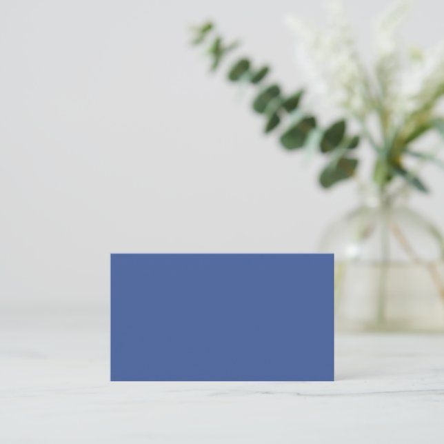 Carte De Visite Corporate Blue Custom Business Card (Debout devant)