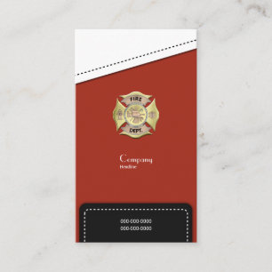 Carte De Visite Corps de sapeurs-pompiers