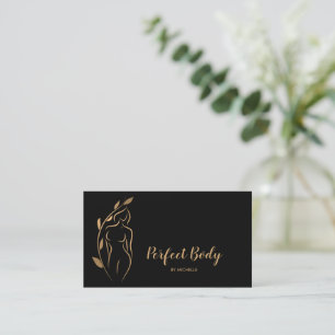 Carte De Visite Corps Sculpter Wellness Cosmétiques Beauté Spa Bus