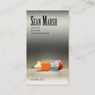 Carte De Visite Correcteur d'épreuves créatif élégant du réda