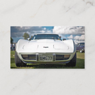 Carte de visite Corvette classique pour automobile