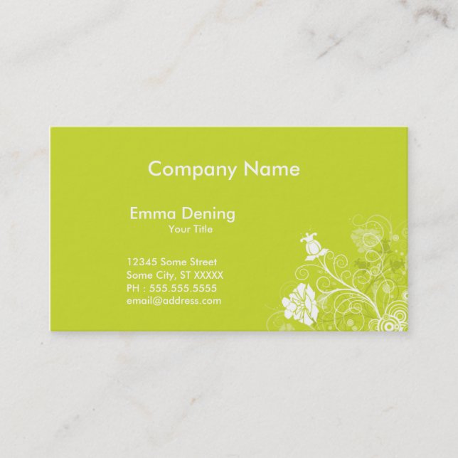 Carte De Visite Cosmetologist (Devant)