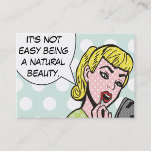 Carte De Visite Cosmetologist de beauté/cartes naturels de