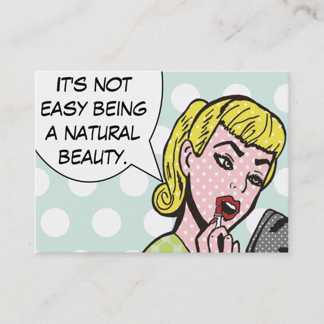 Carte De Visite Cosmetologist de beauté/cartes naturels de (Devant)