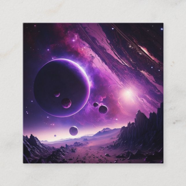Carte de visite cosmos (Devant)