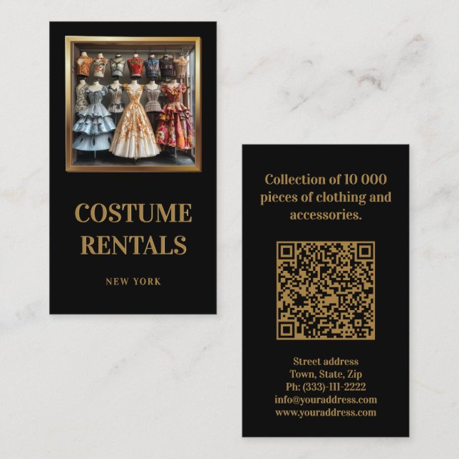 Carte De Visite Costume de location Maison Master Tailor Classic N (Devant / Derrière)
