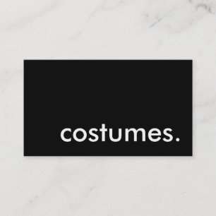 Carte De Visite costumes.