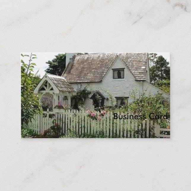 Carte De Visite Cottage anglais (Devant)