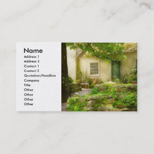 Carte De Visite Cottage - Bienvenue dans mon cottage