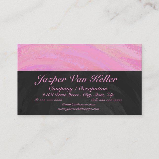 Carte De Visite Cotton Candy (Devant)