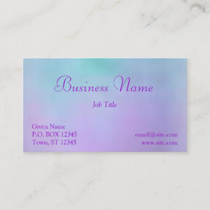 Carte de visite Cotton Candy Clouds