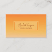 Couché de soleil orange Ombre