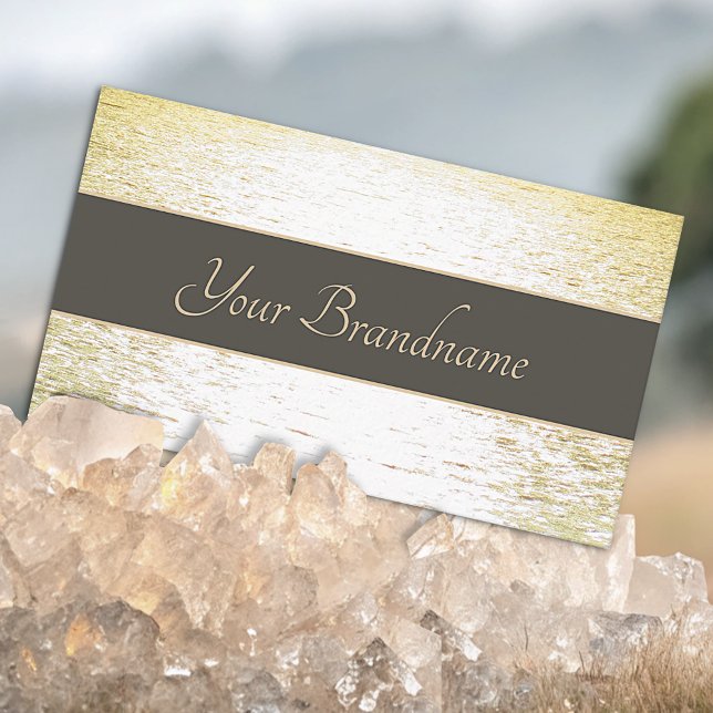 Carte De Visite Coucher de soleil très élégant sur l'Ocean Profess (Créateur téléchargé)