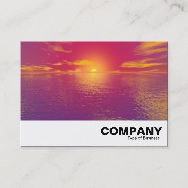 Carte De Visite Coucher du soleil (Devant)