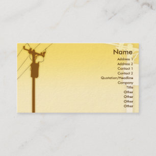 Carte De Visite Coucher du soleil - affaires