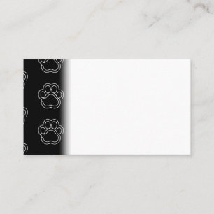 Carte De Visite Coucou à la ligne blanche de l'Amoureux des chien