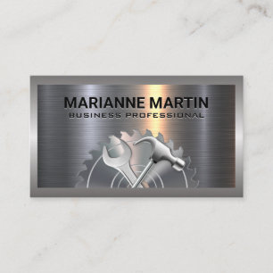 Carte De Visite Couleur Armature de marteau de scie industrielle