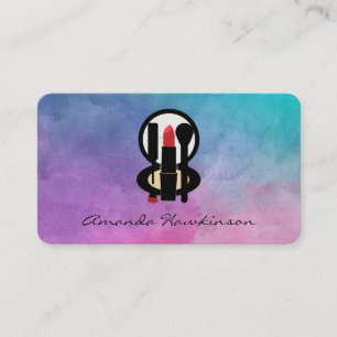 Carte De Visite Couleur d'eau Beautician