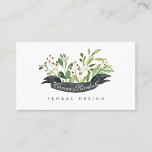 Carte De Visite Couleur d'eau Florale Couleur d'eau Couleur person