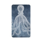 Couleur d'eau octopus bleu crémeux Vintage