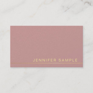 Carte De Visite Couleur élégante tendance Moderne Minimaliste Luxe