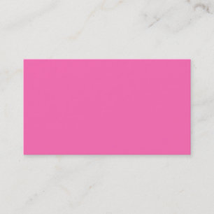 Carte De Visite Couleur solide : Rose chaud #2