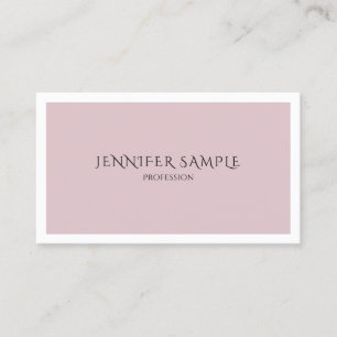 Carte De Visite Couleur tendance Design moderne et sophistiqué pro