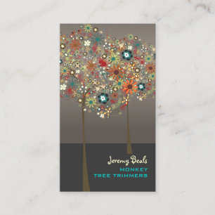 Carte De Visite Couleur vintage de l'automne Blooms/DIY de