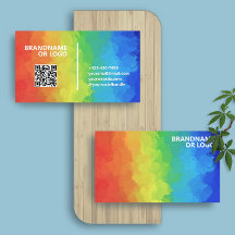 Couleurs arc-en-ciel | Code QR professionnel moder