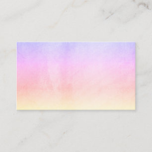 Carte De Visite Couleurs arc-en-ciel Ombré