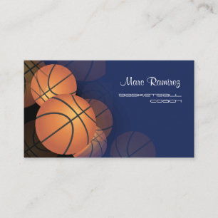 Carte De Visite Couleurs de fond DIY/cartes de basketball PixDezin