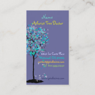 Carte De Visite Couleurs de paysagiste/arbre trimmers/DIY de