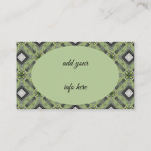 Couleurs de vert avec Motif de diamant géométrique