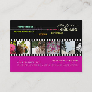 Carte De Visite Couleurs des wedding planners de