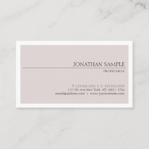 Carte De Visite Couleurs élégantes Design professionnel élégant ch