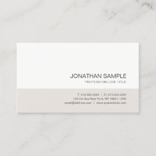 Carte De Visite Couleurs élégantes Tendance Simple Professionnel P