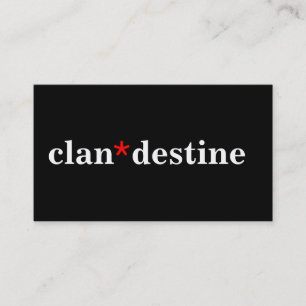 Carte De Visite Couleurs minimales modernes