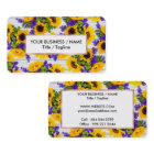 Country Rustic White Wood Purple Yellow Sunflower