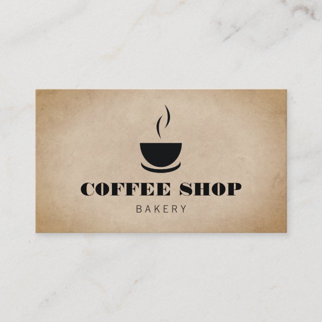Carte De Visite Coupe du café (Devant)