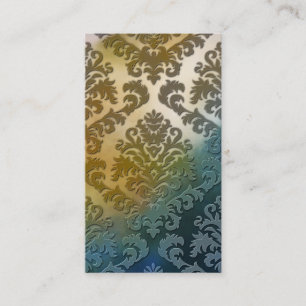 Carte De Visite Coupez le velours, l'ABRÉGÉ SUR SATIN en OR et le