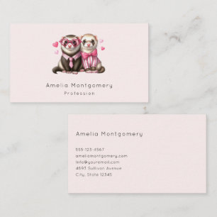 Carte De Visite Couple mignon en amour
