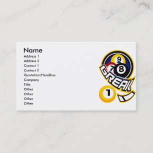 Carte De Visite coupure !