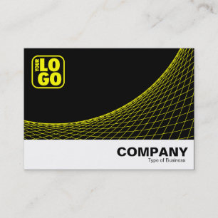 Carte De Visite Courbe pied - Jaune